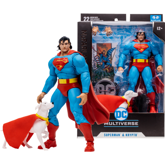 Superman - Superman & Krypto (Return of Superman) DC Multiverse McFarlane Collector Edition 7" Scale Action Figure