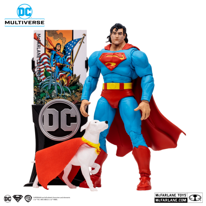 Superman - Superman & Krypto (Return of Superman) DC Multiverse McFarlane Collector Edition 7" Scale Action Figure