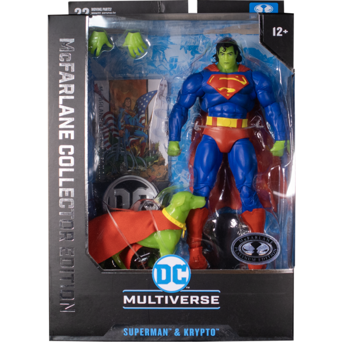 (Platinum) Superman & Krypto (Return of Superman) DC Multiverse McFarlane Collector Edition 7" Scale Action Figure