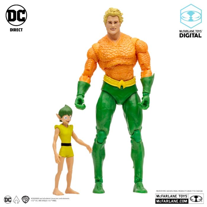 Aquaman - Aquaman (DC Classic) McFarlane Toys Digital 7" Scale Action Figure