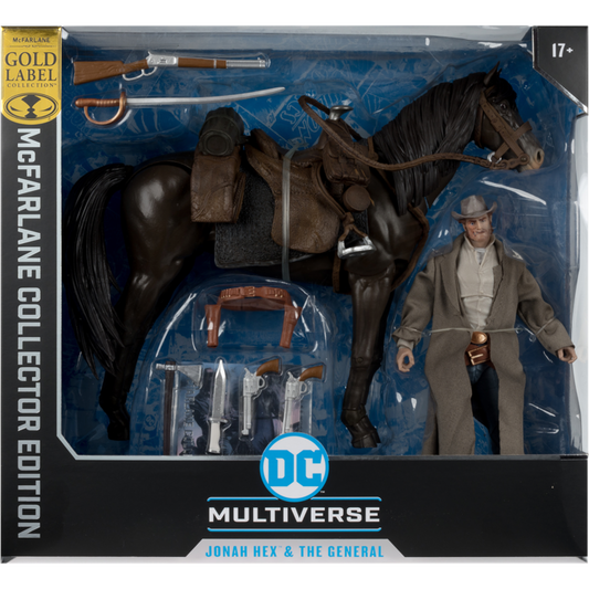 All-Star Western - Jonah Hex & The General DC Multiverse McFarlane Collector Edition Gold Label 7" Scale Action Figure 2-Pack