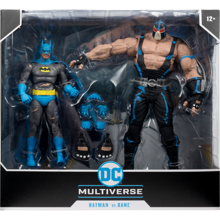 Batman: Knightfall - Batman vs. Bane DC Multiverse 7" Scale Action Figure 2-Pack