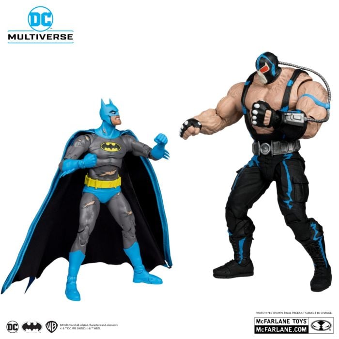 Batman: Knightfall - Batman vs. Bane DC Multiverse 7" Scale Action Figure 2-Pack