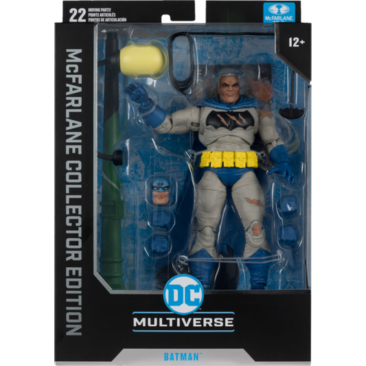 Batman: The Dark Knight Returns - Batman (Battle Damage Blue) DC Multiverse McFarlane Collector Edition 7" Scale Action Figure