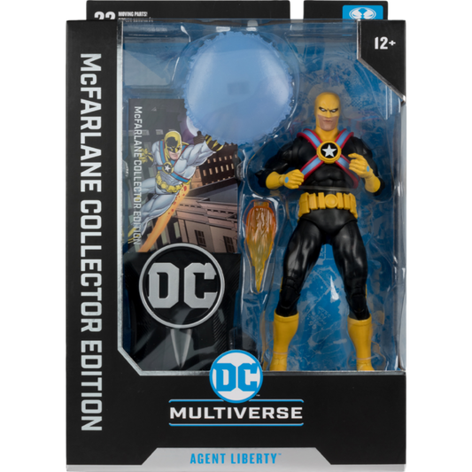 Justice League - Agent Liberty (Panic in the Sky) DC Multiverse McFarlane Collector Edition 7" Scale Action Figure (2024 SDCC Exclusive)