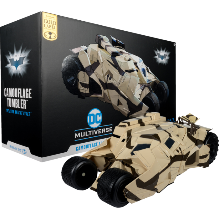 The Dark Knight Rises (2012) - Camouflage Tumbler Batmobile DC Multiverse Gold Label 7" Scale Action Figure Vehicle