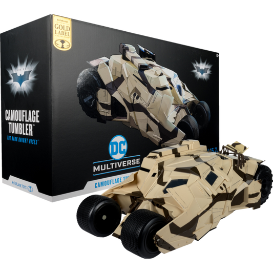 The Dark Knight Rises (2012) - Camouflage Tumbler Batmobile DC Multiverse Gold Label 7" Scale Action Figure Vehicle