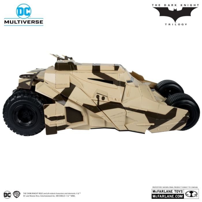 The Dark Knight Rises (2012) - Camouflage Tumbler Batmobile DC Multiverse Gold Label 7" Scale Action Figure Vehicle