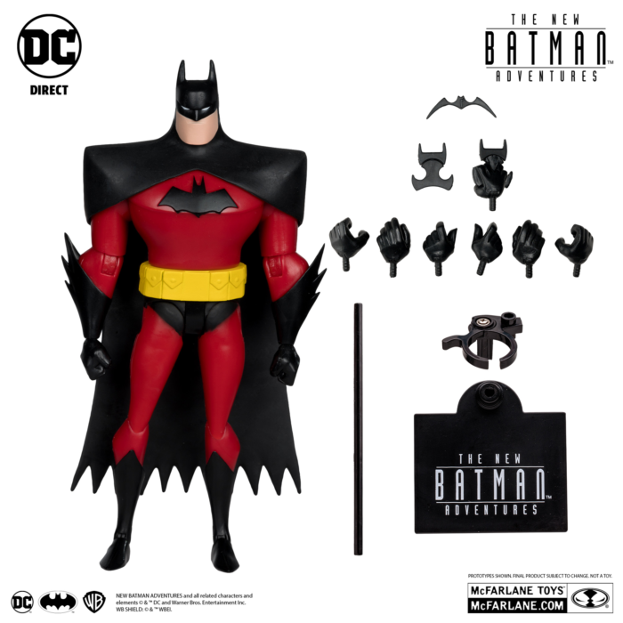 The New Batman Adventures (1997) - Batman (Red & Black) 6" Scale Action Figure