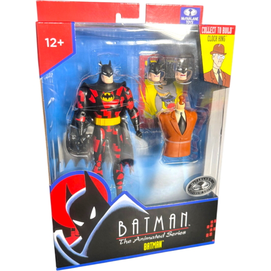 Batman: The Animated Series (1992) - Batman (Expressions Pack Version) Platinum Edition 6" Scale Action Figure (Clock King Build-A-Figure)