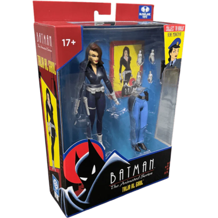 Batman: The Animated Series (1992) - Talia Al Ghul 6" Scale Action Figure (Renee Montoya Build-A-Figure)
