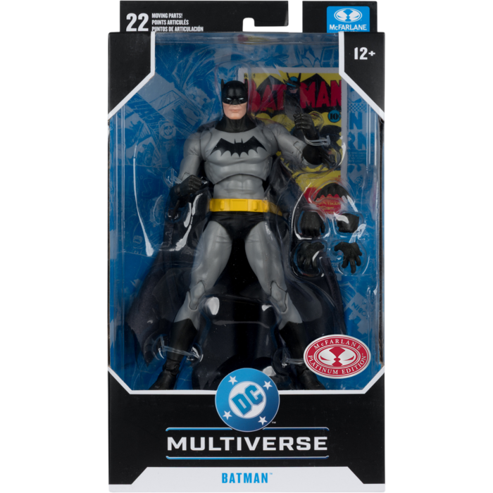 Batman - Batman (Golden Age) Red Platinum Edition DC Multiverse 7" Scale Action Figure