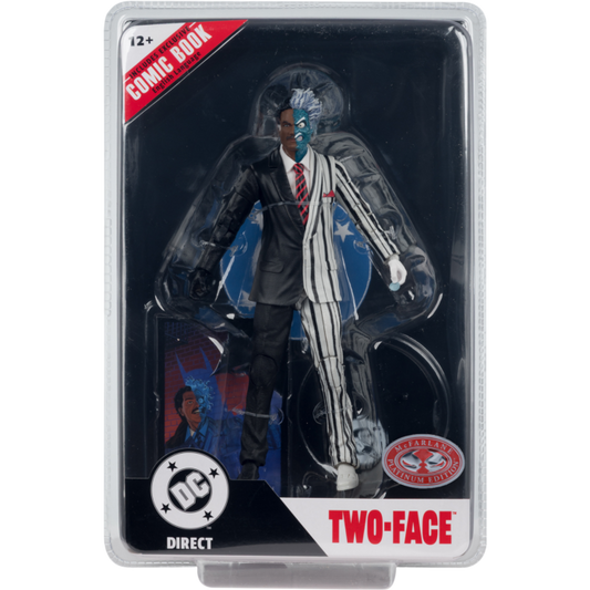 Batman (1989) - Two-Face (Batman '89) Page Punchers Red Platinum Edition 7" Scale Action Figure with Comic Book