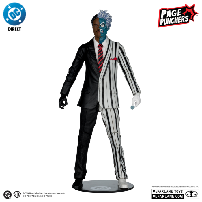 Batman (1989) - Two-Face (Batman '89) Page Punchers Red Platinum Edition 7" Scale Action Figure with Comic Book