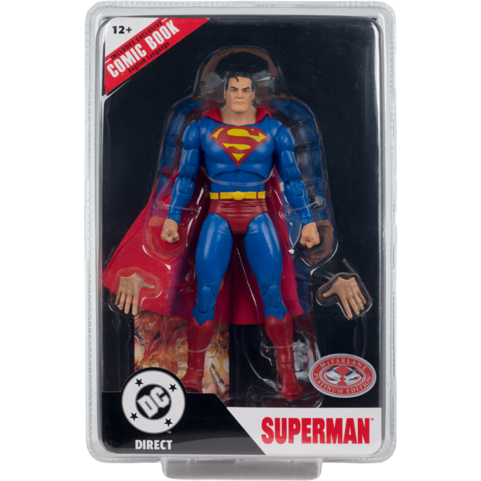 DC Direct - Superman (Justice)(Chase) Page Punchers 7" Figure with Comic