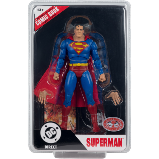 DC Direct - Superman (Justice)(Chase) Page Punchers 7" Figure with Comic