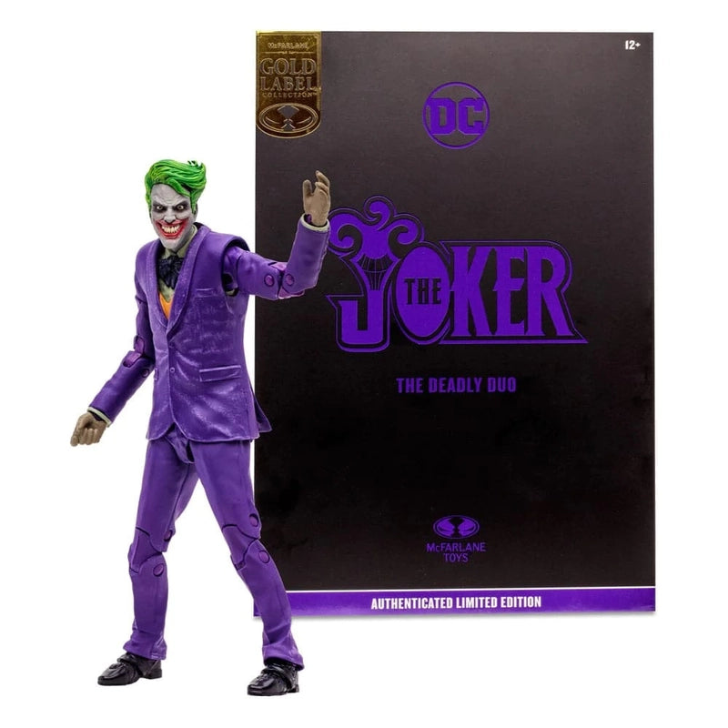 McFarlane DC Multiverse The Joker The Deadly Duo Gold Label 7 inch Figure