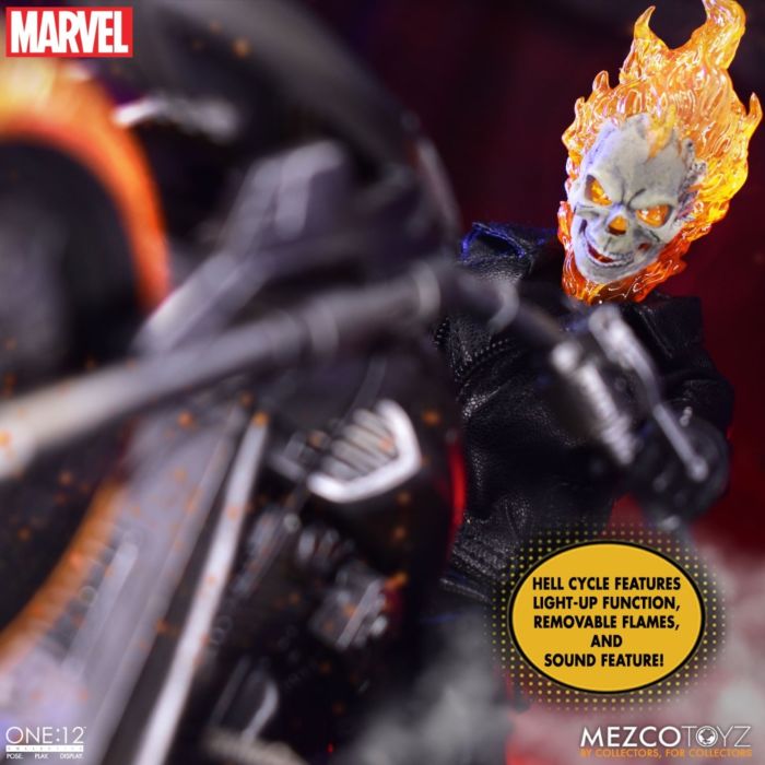 Ghost Rider - Ghost Rider & Hell Cycle One:12 Collective 1/12th Scale Action Figure