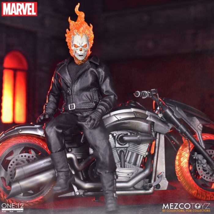 Ghost Rider - Ghost Rider & Hell Cycle One:12 Collective 1/12th Scale Action Figure