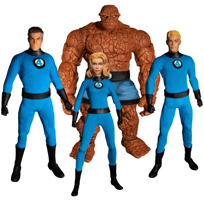 Fantastic Four - Fantastic Four One:12 Collective 1/12th Scale Action Figure Deluxe Steel Box 4-Pack