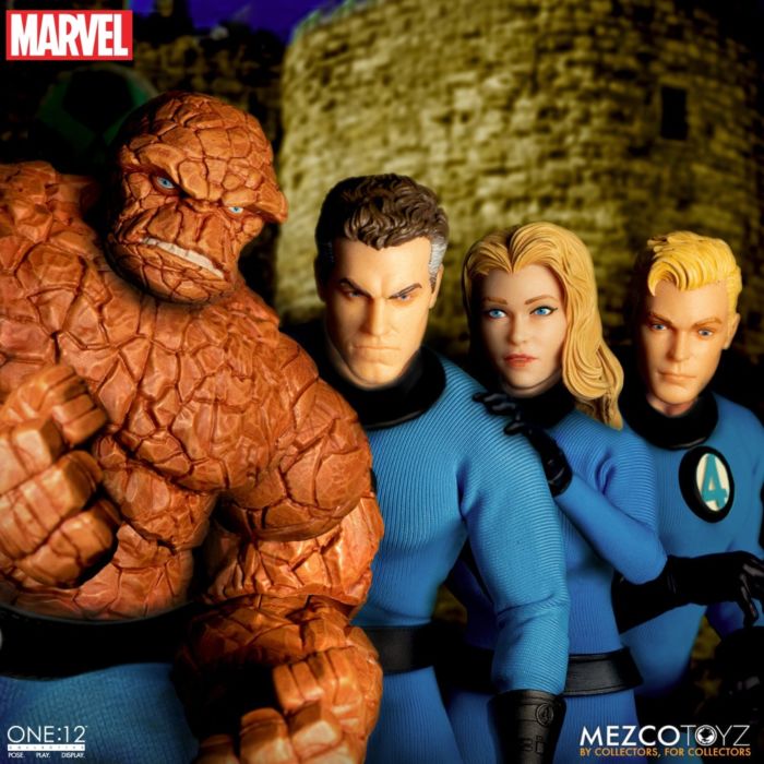 Fantastic Four - Fantastic Four One:12 Collective 1/12th Scale Action Figure Deluxe Steel Box 4-Pack