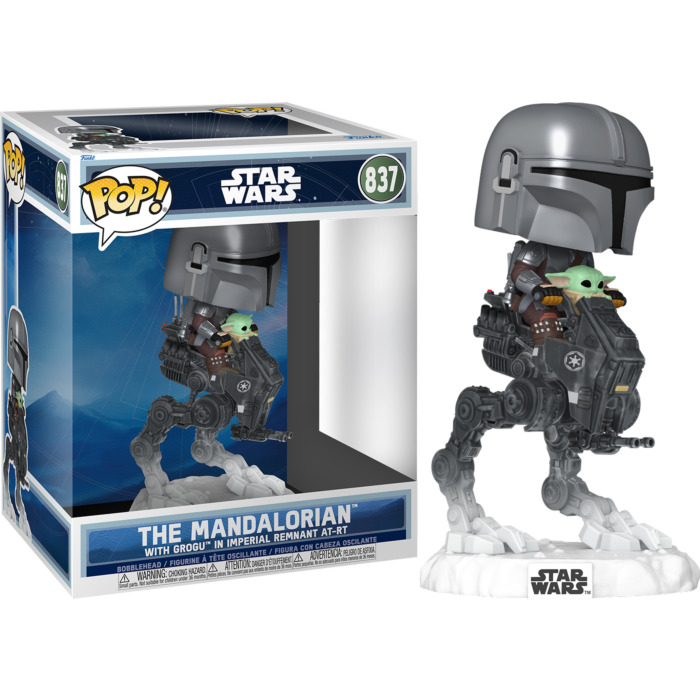 Mandalorian & Grogu (2026) - Mandalorian w/Grogu on AT-RT Pop! Ride