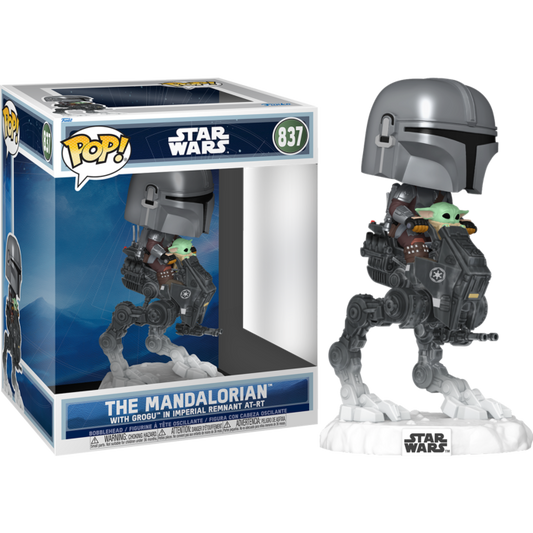 Mandalorian & Grogu (2026) - Mandalorian w/Grogu on AT-RT Pop! Ride