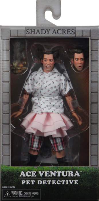 Ace Ventura: Pet Detective (1994) - Ace Ventura Shady Acres Clothed 8” Scale Action Figure