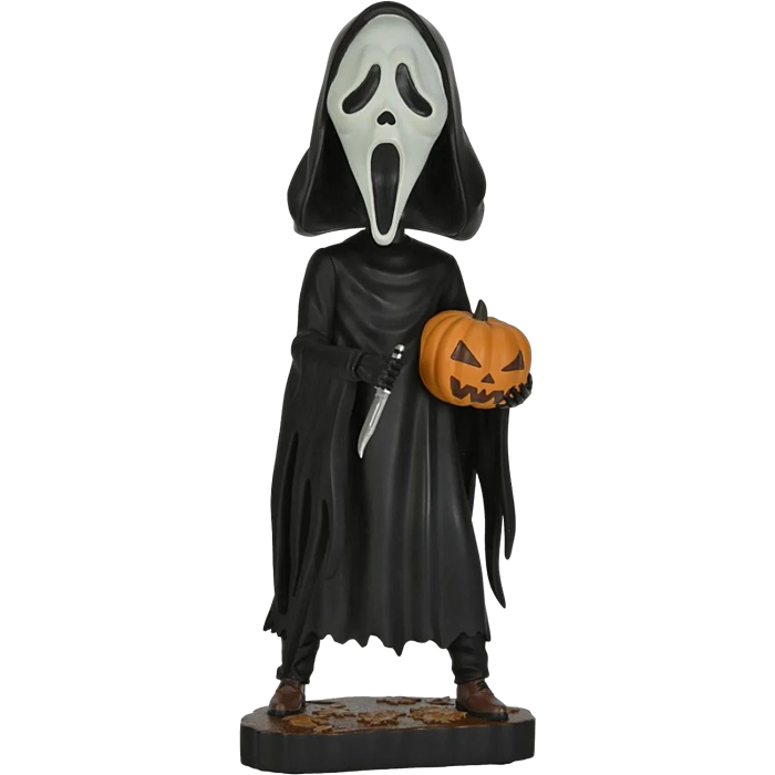 Scream - Ghostface with Pumpkin Head Knocker Bobble-Head