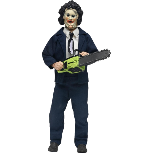 TEXAS CHAINSAW MASSACRE – LEATHERFACE (PRETTY WOMAN MASK) 50TH ANNIVERSARY 8″ CLOTHED ACTION FIGURE