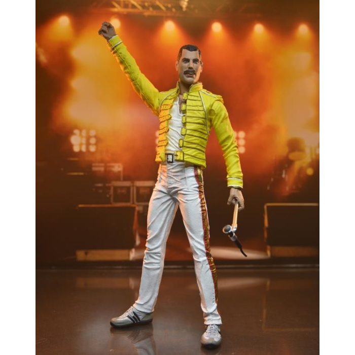 Queen - Freddie Mercury in Yellow Jacket 7" Scale Action Figure