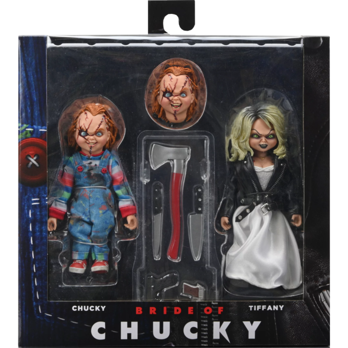 Bride of Chucky - Chucky and Tiffany Clothed 8" Action Figure 2-Pack