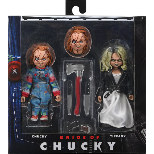 Bride of Chucky - Chucky and Tiffany Clothed 8" Action Figure 2-Pack