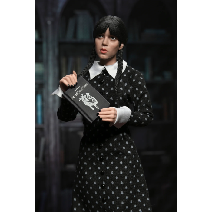 Wednesday (2022) - Wednesday Addams (Classic Dress) Clothed 8” Action Figure