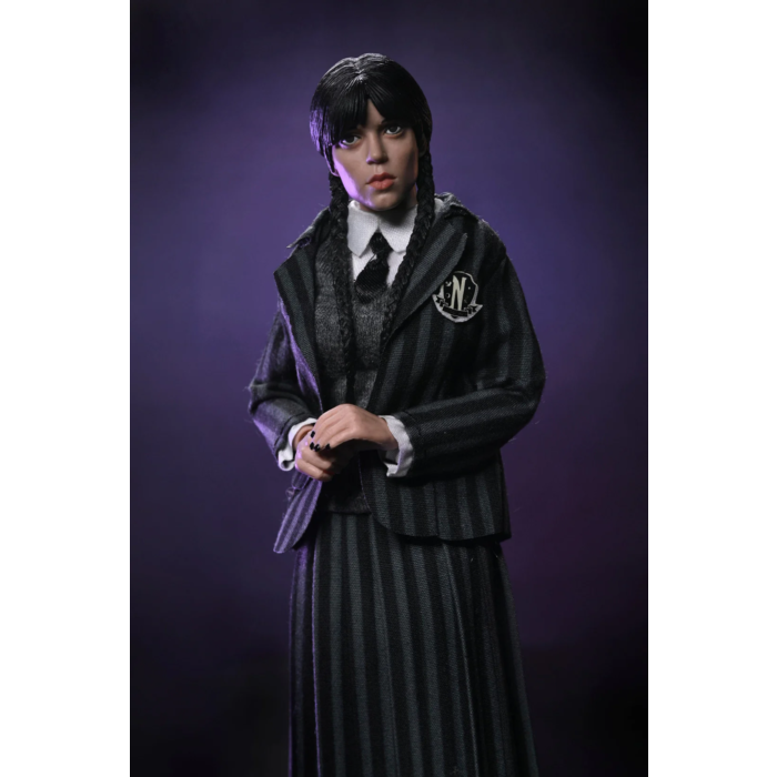Wednesday (2022) - Wednesday Addams & Enid (Nevermore Uniform) Clothed 8” Action Figure 2-Pack