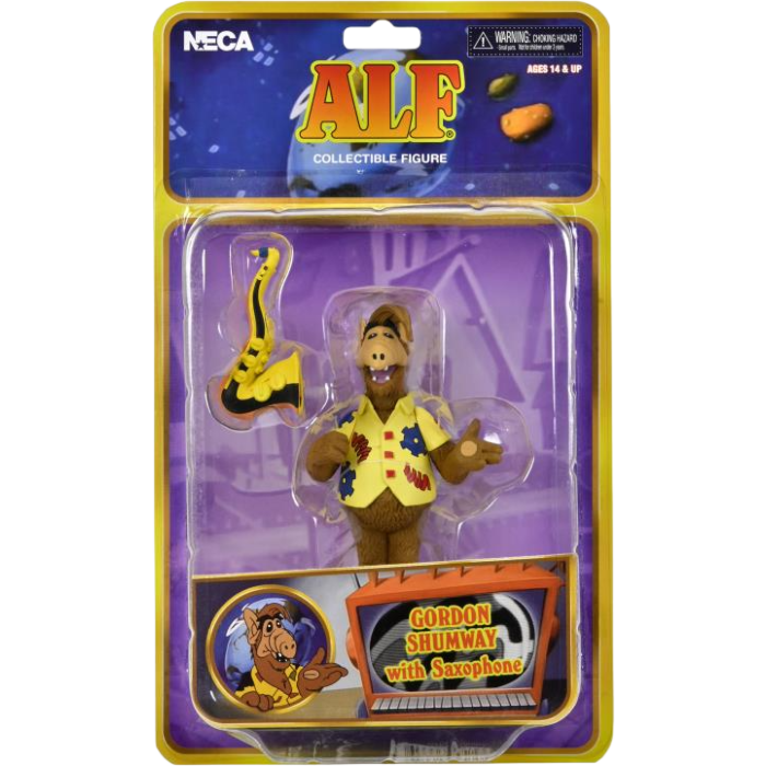 Alf - Gordon Shumway with Saxophone Toony Classics 6” Scale Action Figure