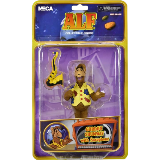 Alf - Gordon Shumway with Saxophone Toony Classics 6” Scale Action Figure