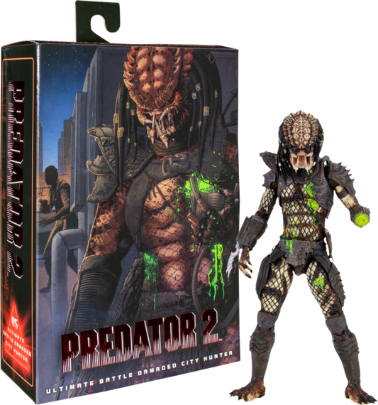 Predator 2 - City Hunter Predator Battle-Damaged Ultimate 7” Scale Action Figure