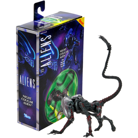 Aliens - Night Cougar Alien Kenner Tribute Ultimate 7” Scale Action Figure