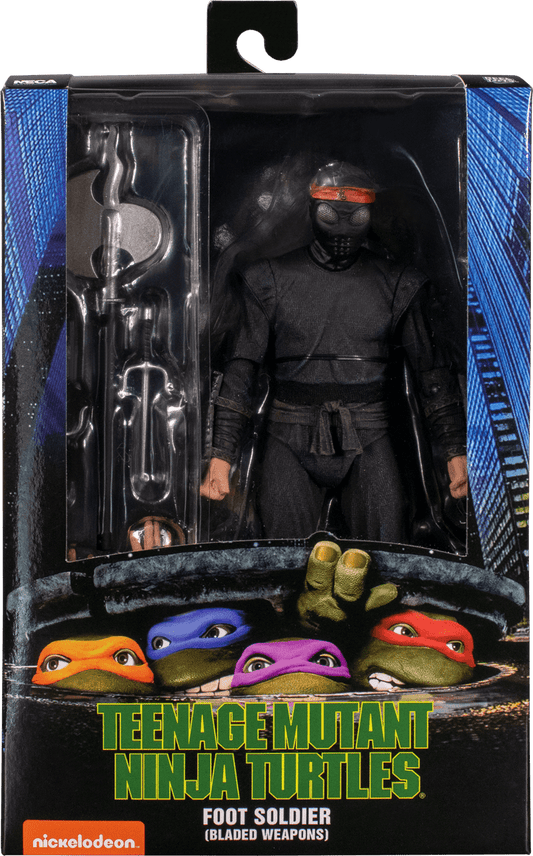 Teenage Mutant Ninja Turtles (1990) - Foot Soldier (Bladed Weapons)  7” Action Figure