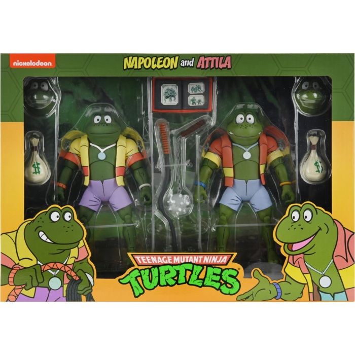 Teenage Mutant Ninja Turtles (1987) - Napoleon Bonafrog & Attila the Frog Cartoon Collection 7" Scale Action Figure 2-Pack