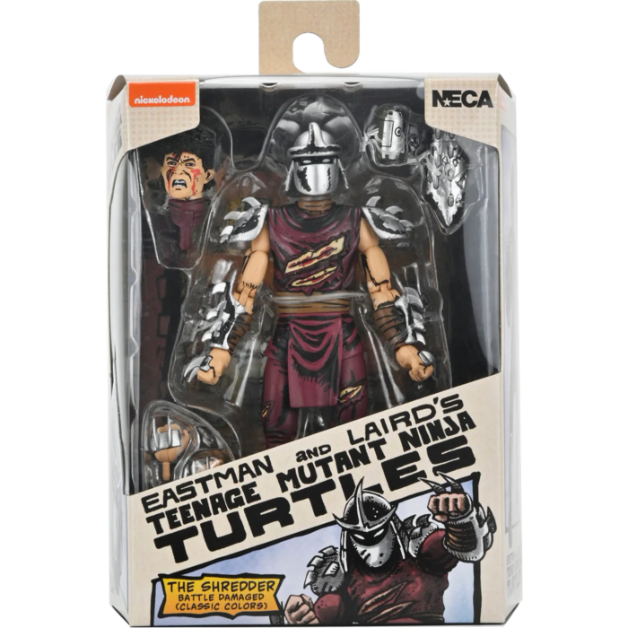 Teenage Mutant Ninja Turtles - The Shredder Battle Damaged (Mirage Comics) Classic Colors 7" Scale Action Figure