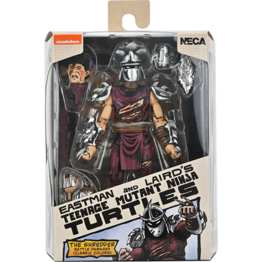 Teenage Mutant Ninja Turtles - The Shredder Battle Damaged (Mirage Comics) Classic Colors 7" Scale Action Figure