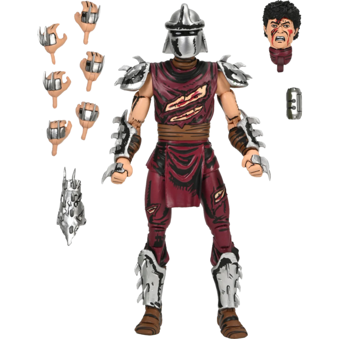 Teenage Mutant Ninja Turtles - The Shredder Battle Damaged (Mirage Comics) Classic Colors 7" Scale Action Figure