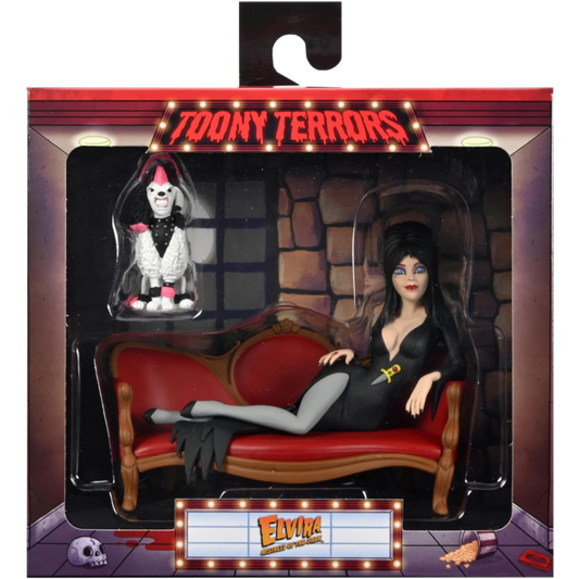 Elvira: Mistress of the Dark - Elvira on Couch 6” Scale Toony Terrors Action Figure