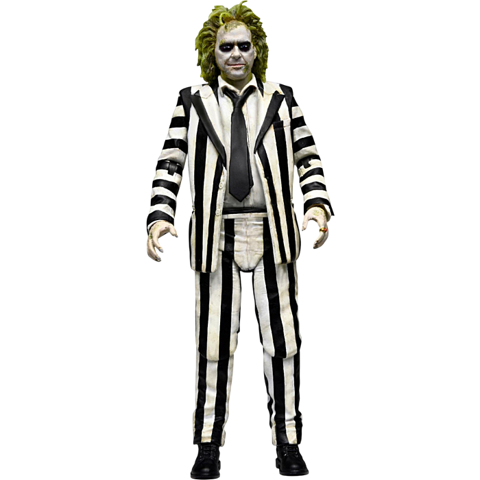 Beetlejuice Beetlejuice (2024) - Beetlejuice (Striped Suit) Ultimate 7'' Scale Action Figure