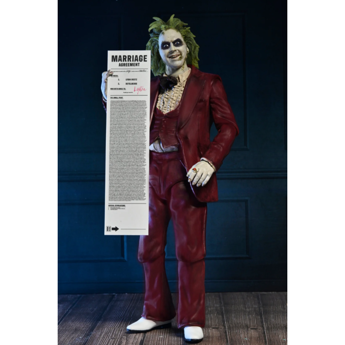 Beetlejuice Beetlejuice (2024) - Beetlejuice 'Wedding Tuxedo' Ultimate 7" Scale Action Figure