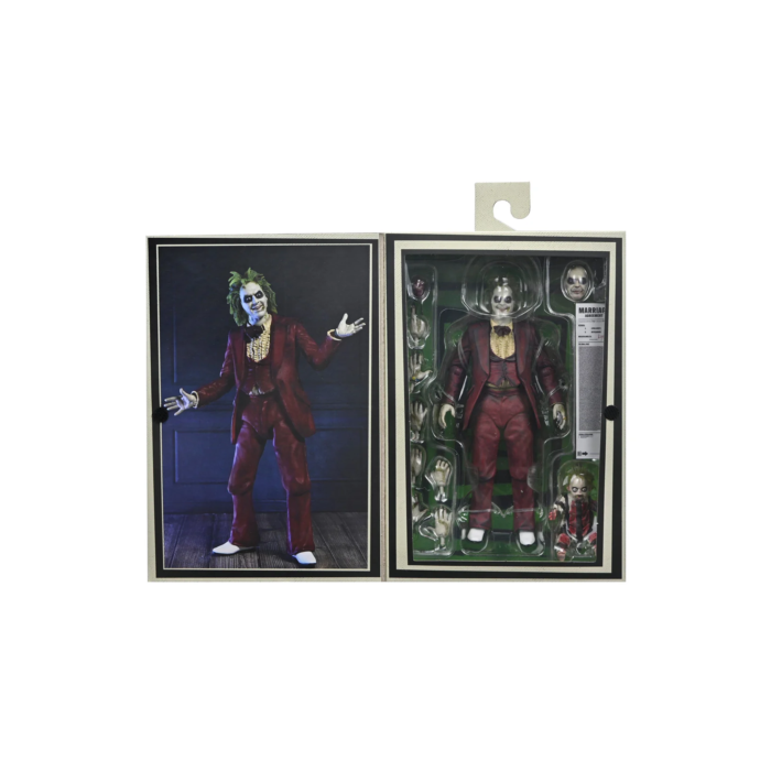 Beetlejuice Beetlejuice (2024) - Beetlejuice 'Wedding Tuxedo' Ultimate 7" Scale Action Figure