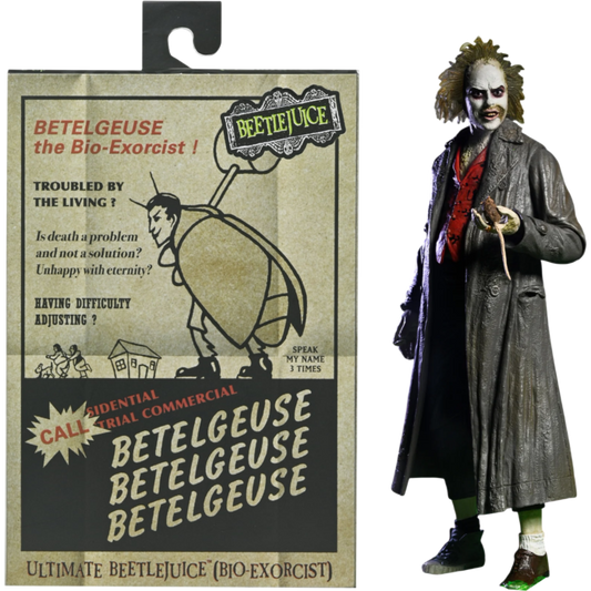 Beetlejuice (1988) - Beetlejuice Tour Guide 'The Bio-Exorcist' Ultimate 7" Scale Action Figure