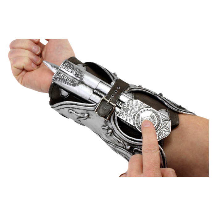 Assassin's Creed 2 The Hidden Blade of Ezio Auditore Role-Play Costume Gauntlet Replica